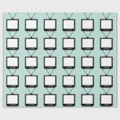 Klassieke televisieset Verpakkingspapier Cadeaupapier (Vlak)