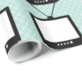 Klassieke televisieset Verpakkingspapier Cadeaupapier (Rol Hoek)