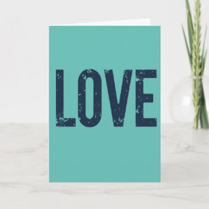 Klassieke Textured I Love You Kaart