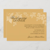 Klassieke Thanksgiving binnenuitnodiging Kaart (Voorkant / Achterkant)