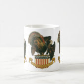 Klassieke Thanksgiving-kalkon, Adelaar, Amerikaans Koffiemok (Center)