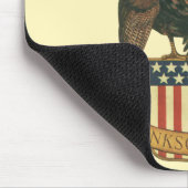 Klassieke Thanksgiving-kalkon, Adelaar, Amerikaans Muismat (Hoek)