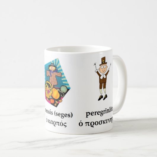 Klassieke Thanksgiving Mok (Voorkant rechts)