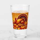 klassieke/ Thanksgiving Turkije Glas (Voorkant)
