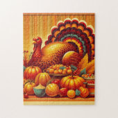 klassieke/ Thanksgiving Turkije Legpuzzel (Verticaal)