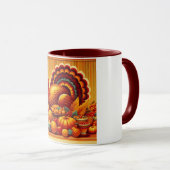 klassieke/ Thanksgiving Turkije Mok (Voorkant rechts)