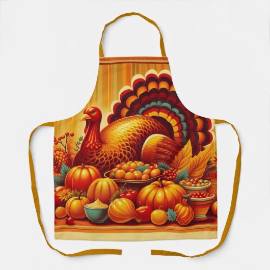 klassieke/ Thanksgiving Turkije Schort (Voorkant)