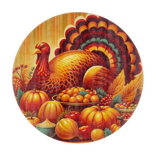 klassieke/ Thanksgiving Turkije Snijplank (Voorkant)