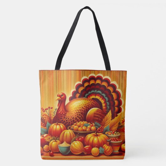 klassieke/ Thanksgiving Turkije Tote Bag (Voorkant)