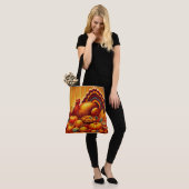 klassieke/ Thanksgiving Turkije Tote Bag (Op model)