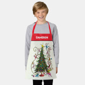 Klassieke The Grinch | Kerstboom Schort (Gedragen)