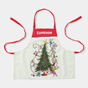 Klassieke The Grinch   Kerstboom Schort
