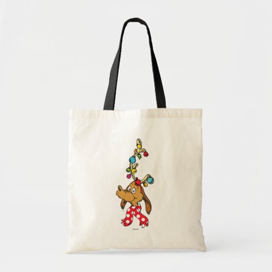 Klassieke The Grinch | Max - Happy Wholidays Tote Bag (Voorkant)