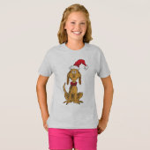 Klassieke The Grinch | Max - Kerstmannenhoed T-shirt (Voorkant volledig)