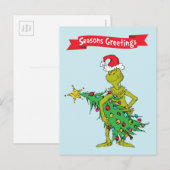 Klassieke The Grinch | Stout Briefkaart (Voorkant / Achterkant)