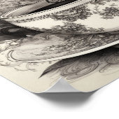 Klassieke thee kunst poster (Hoek)