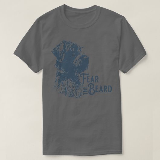 Klassieke Thirt VAN DE BEARD BLUE T-shirt (Design voorkant)