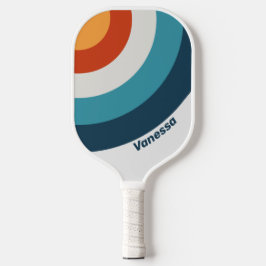 Klassieke Thistle-cirkelstreep met naam Pickleball Paddle