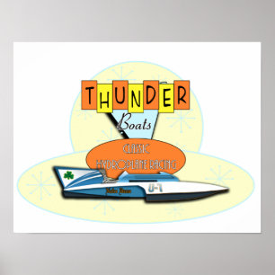 Klassieke Thunderboten Poster