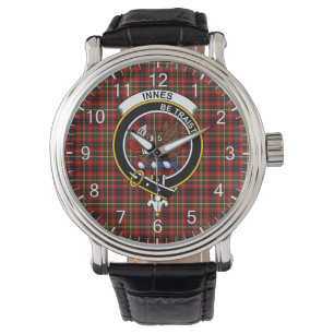 Klassieke tijdenloze kannen innes van Moray Tartan Horloge
