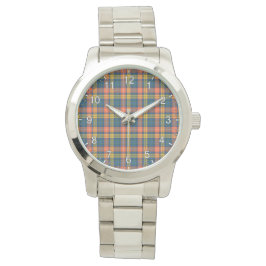 Klassieke tijdloze cannen Buchanan Ancient Tartan Horloge