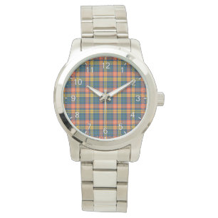 Klassieke tijdloze cannen Buchanan Ancient Tartan Horloge