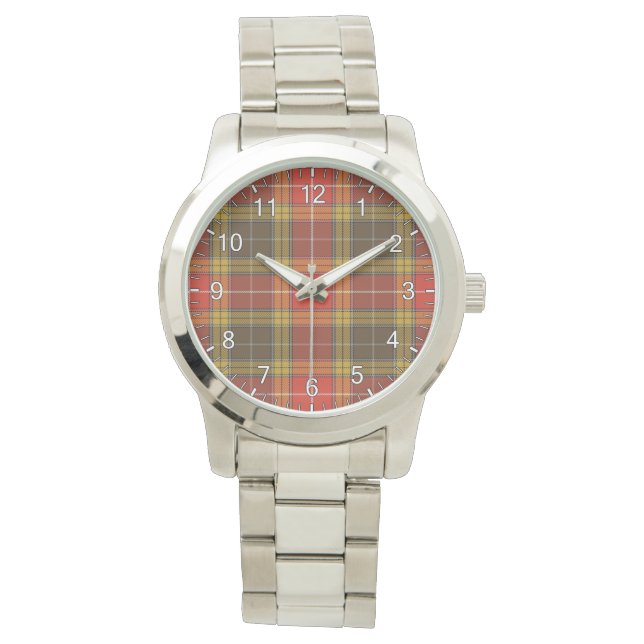Klassieke Tijdloze Clan Buchanan Oude Set Verweerd Horloge (Voorkant)