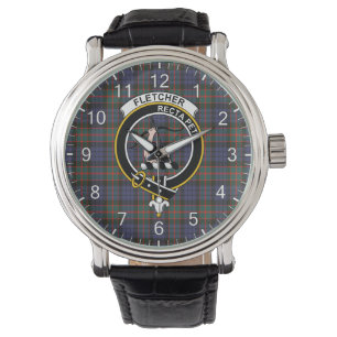 Klassieke tijdloze kanaalvanger van Dunans Tartan  Horloge