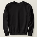 Klassieke tijdloze traditionele zwarte effen kleur trui<br><div class="desc">Classic Sweetshirt en casual leuke mode statement kleding accessoire bedrukt met Classic Timeless Traditional Black Solid Color grafische kunst ontwerpillustratie en geselecteerde producten collectie van TheFabricSeal print on demand shop op Zazzle.com #ZazzleMade https://www.zazzle.com/store/thefabricseal TheFabricSeal©️Original. Zwart is een kleur die het resultaat is van geen zichtbaar licht of de volledige absorptie...</div>