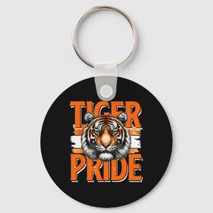 Klassieke Tijger Trots Tijger School Sportteam Ret Sleutelhanger
