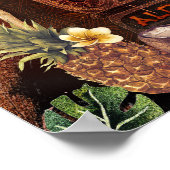 Klassieke Tiki Aloha Hawaiaanse Luau Tropisch Eila Poster (Hoek)