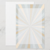 Klassieke tinten Harmony’ Bold Spinning Wiel Briefpapier (Voorkant / Achterkant)