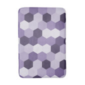 Klassieke tinten van Lavendar Hexagonal Geometric Badmat (Voorkant Verticaal)