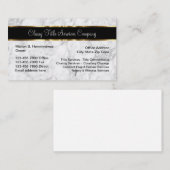 Klassieke titel en slotservices visitekaartje (Voorkant / Achterkant)