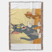 Klassieke Tom en Jerry Showdown Deken (Voorkant Verticaal)
