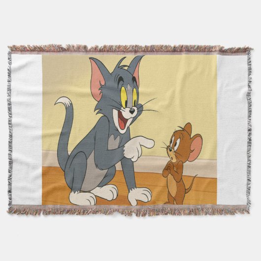 Klassieke Tom en Jerry Showdown Deken (Voorkant)