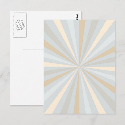 Klassieke tonnen harmonisch draaiend wiel briefkaart (Voorkant / Achterkant)