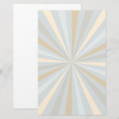 Klassieke tonnen harmonisch draaiend wiel briefpapier (Voorkant / Achterkant)