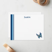 Klassieke Torah Dank u voor uw opmerking Notitiekaartje (Voorkant / Achterkant in situ)