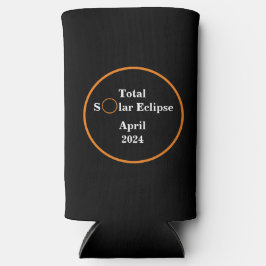 Klassieke totale zonsverduistering april 2024 seltzer blikjeskoeler