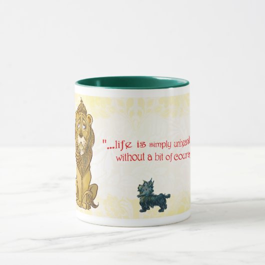 Klassieke Tovenaar van de mok van Oz Courage (Midden)