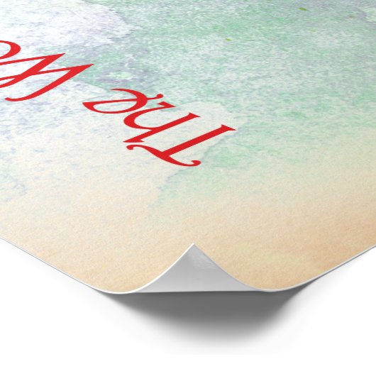 Klassieke Tovenaar van het Poster van de Waterverf (Hoek)