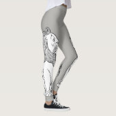 Klassieke tovenaar van Oz, dappere laffe leeuw Leggings (Rechts)
