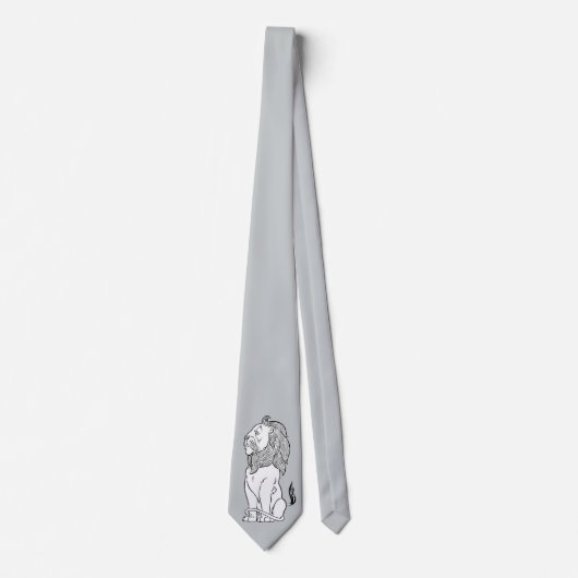 Klassieke tovenaar van Oz, dappere laffe leeuw Stropdas (Voorkant)