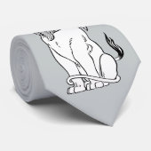 Klassieke tovenaar van Oz, dappere laffe leeuw Stropdas (Opgerold)