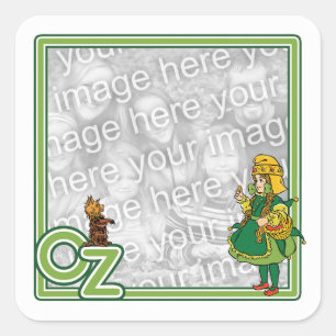 Klassieke tovenaar van Oz; Dorothy en Toto Vierkante Sticker
