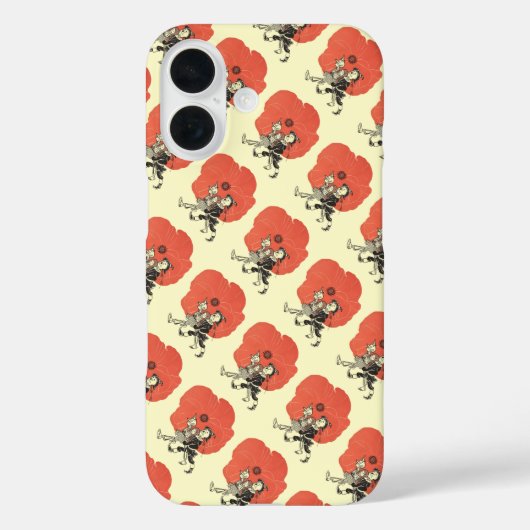 Klassieke tovenaar van Oz, Dorothy met klaprozen Case-Mate iPhone Case (Achterkant)