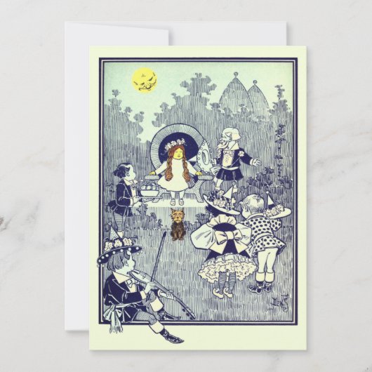 Klassieke tovenaar van Oz, Dorothy ontmoet de Munc (Voorkant)