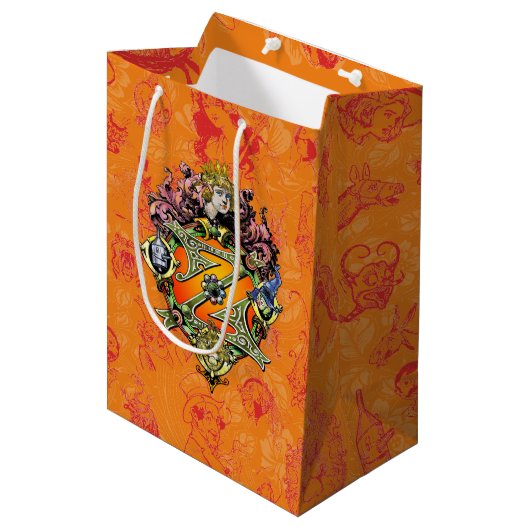 Klassieke Tovenaar van Oz Gift Bag met Royal Crest Medium Cadeauzakje (Voorkant Gekanteld)