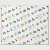 Klassieke tovenaar van Oz-kerstakelpapier Cadeaupapier (Vlak)